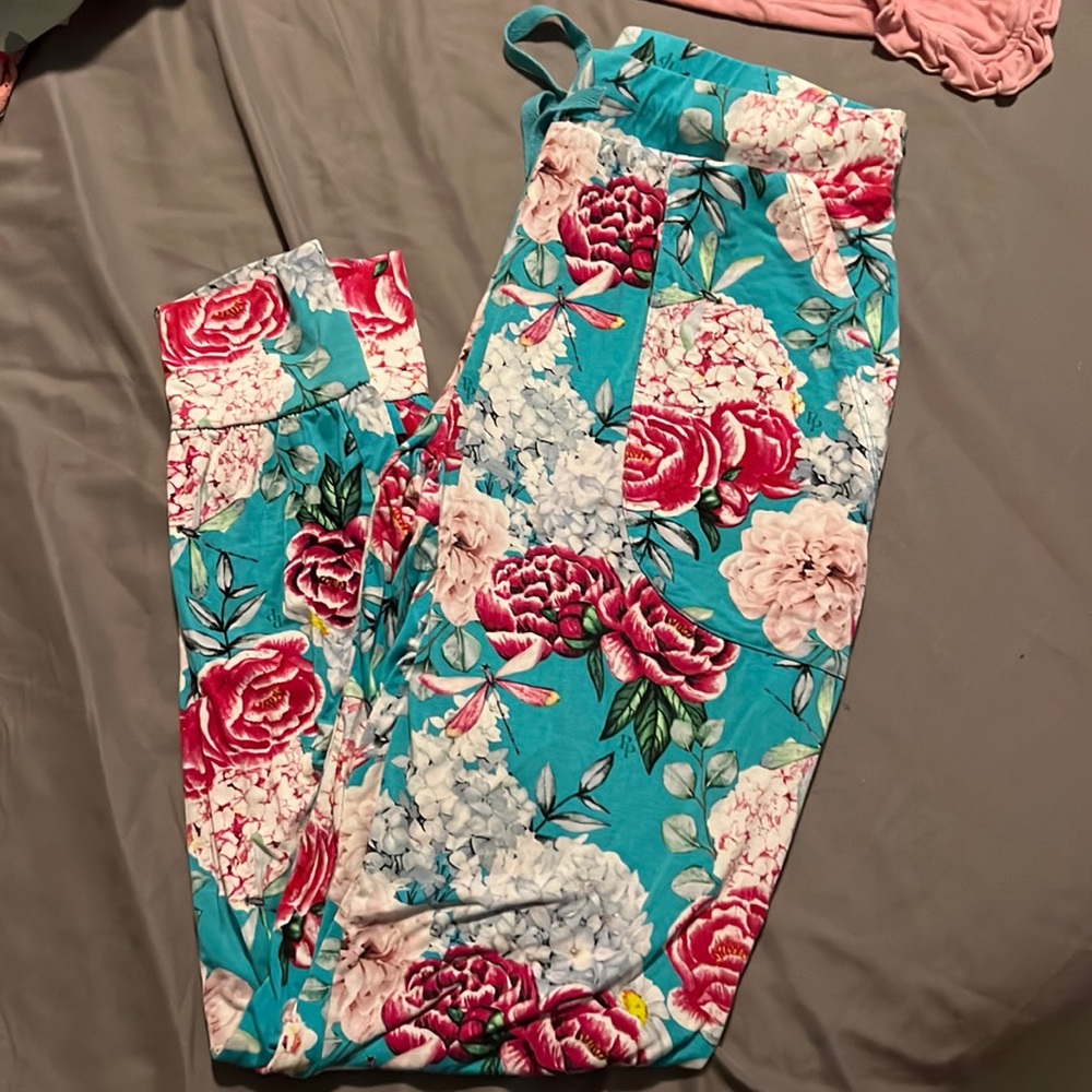 Posh peanut pajama pants women medium euc